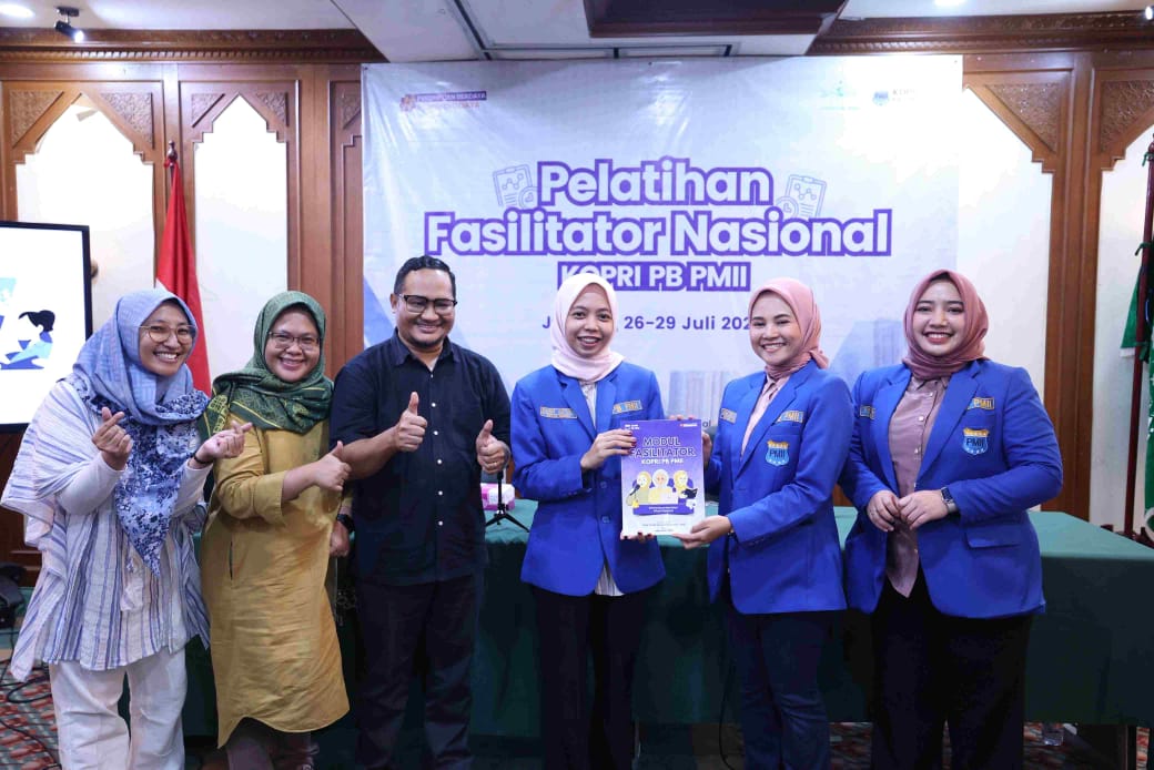 Bidang Kaderisasi Nasional Pengurus Besar Korps PMII Putri (KOPRI PB PMII) sukses menyelenggarakan Pelatihan Fasilitator Nasional (Fasnas) pada 26–29 Juli 2025 bertempat di Gedung PBNU, Jakarta.