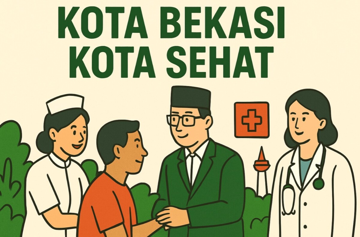 Ilustrasi Gambar Kota Bekasi Kota sehat
